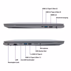 TERRA UK1220821 laptop Intel® Core™ i5 i5-1334U 43.9 cm (17.3") Full HD 16 GB DDR4-SDRAM 1 TB Windows 11 Home Grey - Additional view 4