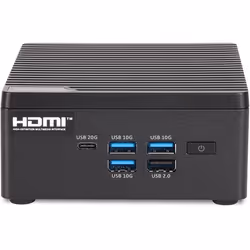 TERRA Micro 6100V1 Intel Core Ultra 5 125H 16 GB DDR5-SDRAM 500 GB SSD Windows 11 Pro Micro PC Mini PC Black - Additional view 4