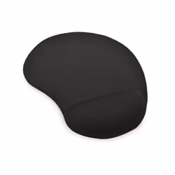 Ednet 64020, Black, Monochromatic, Polyester, Polyurethane, Wrist rest