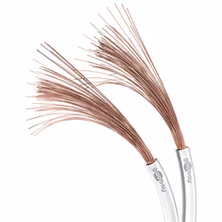 Goobay Speaker Cable white CU, 25m
