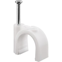Goobay Cable Clip 14 mm, white