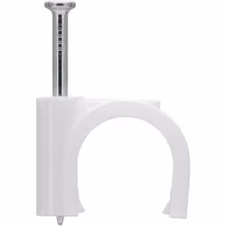 Goobay Cable Clip 14 mm, white