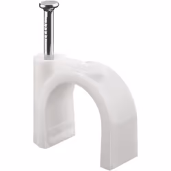 Goobay Cable Clip 16 mm, white, 100 pc(s)