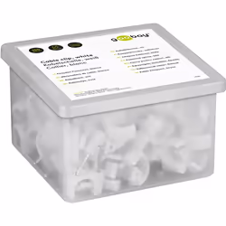 Goobay Cable Clip 16 mm, white - Additional view 6