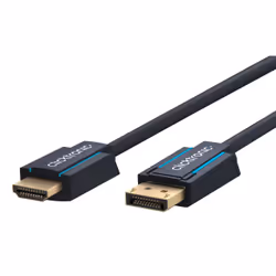 ClickTronic 44926, 5 m, DisplayPort, HDMI Type A (Standard), 10.2 Gbit/s, Black