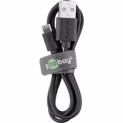 Goobay 45735 USB cable USB 2.0 1 m USB A USB C Black - Additional view 4