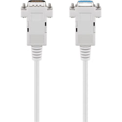 Goobay 50225 serial cable Grey 5 m DB-9