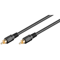 Goobay 50267 audio cable 2 m RCA Black