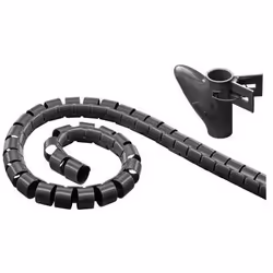 Goobay Cable Duct, black, 2.5m, Black, Plastic, RoHS, 2 cm, 172 g, 1 pc(s)