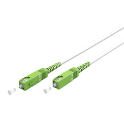Goobay 59605 InfiniBand/fibre optic cable 25 m SC FTTH White