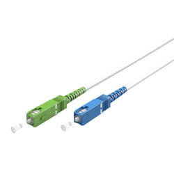 Wentronic 59617 InfiniBand/fibre optic cable 0.5 m SC FTTH White