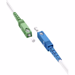 Wentronic 59617 InfiniBand/fibre optic cable 0.5 m SC FTTH White