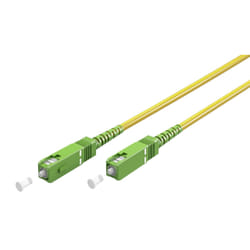 Goobay 59637 InfiniBand/fibre optic cable 0.5 m SC FTTH Yellow