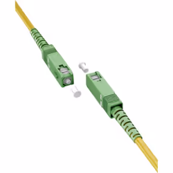 Goobay 59637 InfiniBand/fibre optic cable 0.5 m SC FTTH Yellow