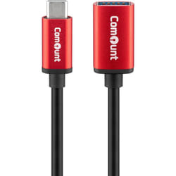 RAM Mounts 560014 USB cable USB 3.2 Gen 1 (3.1 Gen 1) 1 m USB C USB A 5 Gbit/s 100 W Black, Red