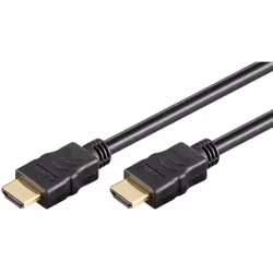 Goobay 61160, 3 m, HDMI Type A (Standard), HDMI Type A (Standard), 3D, 18 Gbit/s, Black
