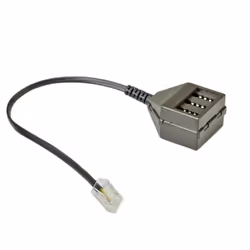 ROLINE RJ-45 - 3xTAE-F, 0.14 m, RJ-45, 3 x TAE-NFN, Black, Male, Female