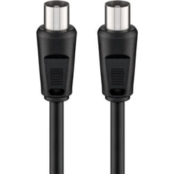 Goobay 68146 coaxial cable 3C-2V 1.5 m Black