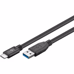 Goobay Sync & Charge Super Speed USB-C to USB A 3.0 Charging Cable, 3 m