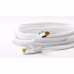 Goobay RJ45 Patch Cord CAT 6A S/FTP (PiMF), 500 MHz, with CAT 7 Raw Cable, white, 3m - Additional view 4