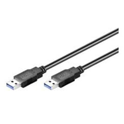 Goobay 0.5m USB 3.0 A/A USB cable USB 3.2 Gen 1 (3.1 Gen 1) USB A Black