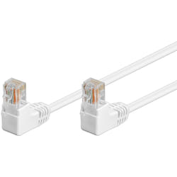 Goobay 96069 networking cable White 0.5 m Cat5e U/UTP (UTP)