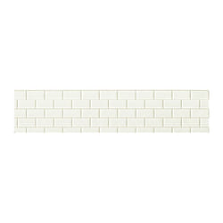 Floor Tiles Sheet White Rectangles 95x95mm (3)