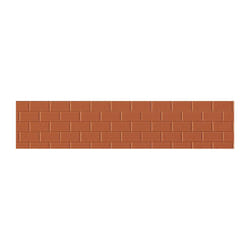 Floor Tiles Sheet Terracotta Rectangles 95x95mm (3)