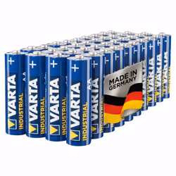 Varta Industrial Battery AA Mignon Alkaline Batteries LR6 - pack of 40, Made in Germany