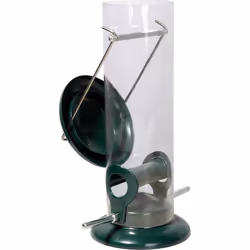 Dobar 11516 bird feeder Green, Transparent Metal, Plastic Hanging