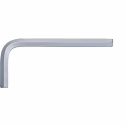 KS Tools 151.2027, L-shaped hex key, Metric, 1 pc(s), Chromium-vanadium steel, Chromating, 7 mm