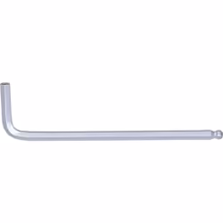 KS Tools 151.2106, L-shaped hex key, Metric, 1 pc(s), Chromium-vanadium steel, Chromating, 6 mm