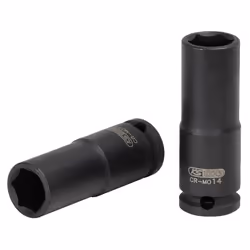 KS Tools 515.1617, Impact socket, Black, 1 head(s), 3/8", Metric, 17 mm