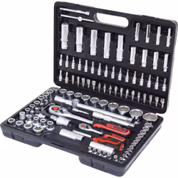 KS Tools 911.0708, Socket set, 108 head(s), Chromium-vanadium steel, 7 kg