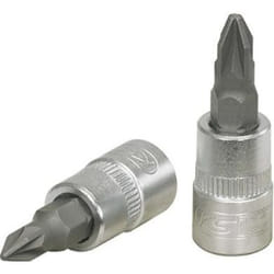 KS TOOLS 911.1416 Socket DIN 3120, ISO 1174 PH2 Chrome Vanadium Steel Phillips-head (PH) Knurled