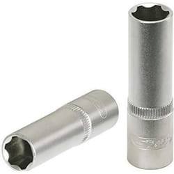 KS TOOLS 911.1428 Socket DIN 3120, ISO 1174, DIN 3124, ISO 2725 8,0 Chrome Vanadium Steel Knurled