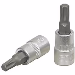 Socket; KS TOOLS; DIN 3120, ISO 1174 T27 Chrome Vanadium Steel Torx Knurled; 900TX27