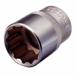 KS Tools 911.1572, Socket, 1/2", Metric, 1 head(s), 12 mm, Chromium-vanadium steel