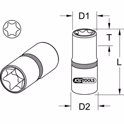 KS Tools 911.4316 socket/socket set
