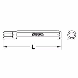 KS Tools 975.1010 screwdriver bit 1 pc(s) - Additional view 2