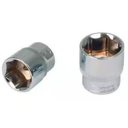 KS TOOLS 918.1221 Socket DIN 3120, ISO 1174, DIN 3124, ISO 2725 21,0 Chrome Vanadium Steel Knurled