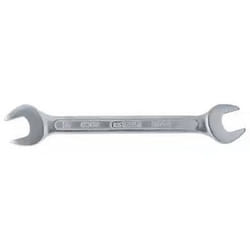 KS TOOLS 517.0709 Open-end Spanner 14, 15 Chrome Vanadium Steel Satined Matt, Chromed