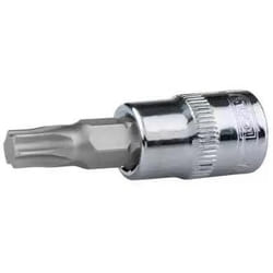 KS TOOLS 918.1484 Socket DIN 3120, ISO 1174 T30 Chrome Vanadium Steel Torx Knurled