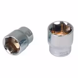Socket; KS TOOLS; DIN 3120, ISO 1174, DIN 3124, ISO 2725 36,0 Chrome Vanadium Steel Knurled