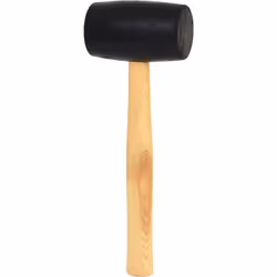 KS Tools 140.5223, Mallet, Rubber, Wood, 34.5 cm, 780 g, 700 g