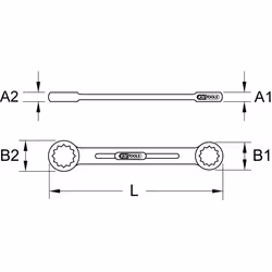 KS Tools 518.0827 box end wrench