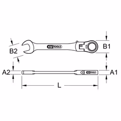 KS Tools 503.4808 combination wrench