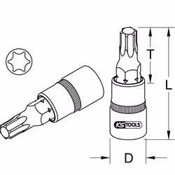 KS Tools 918.1628 socket/socket set