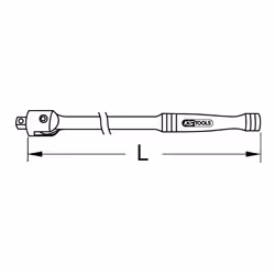 KS Tools 918.1801 wrench adapter/extension 1 pc(s) Extension bar - Additional view 8