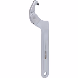 KS Tools 517.1313, Hook spanner wrench, Chrome, Chromium-vanadium steel, Cranked, 32,34,35,36,40,41,42,45,50,52,55,58,60,62,7 ...